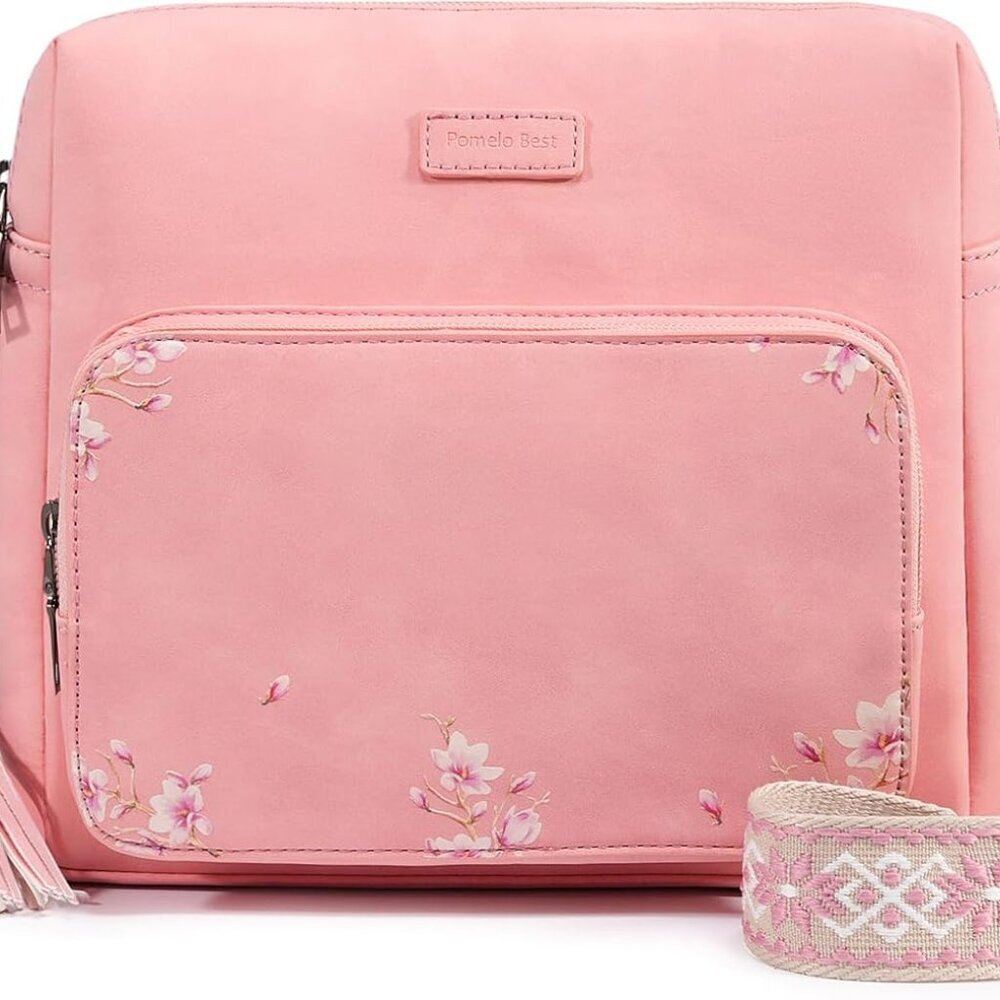 Crossbody Purse Women Leather RFID Travel Wallet Small Cross-Body Bag